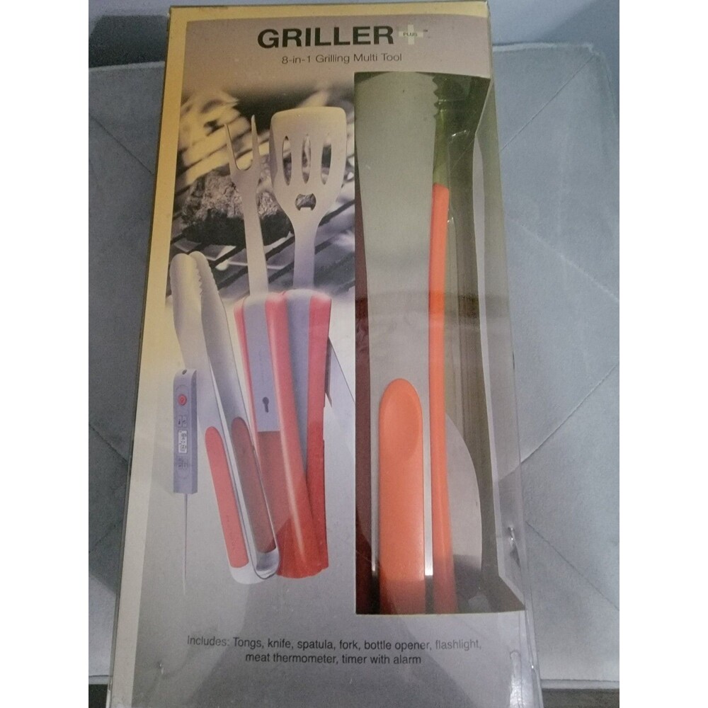 PROTOCOL Griller MultiSmart 8 In 1 BBQ Multi Tool Grilling Set, NIB